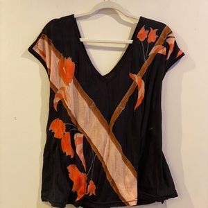 Free people tee. Size small
